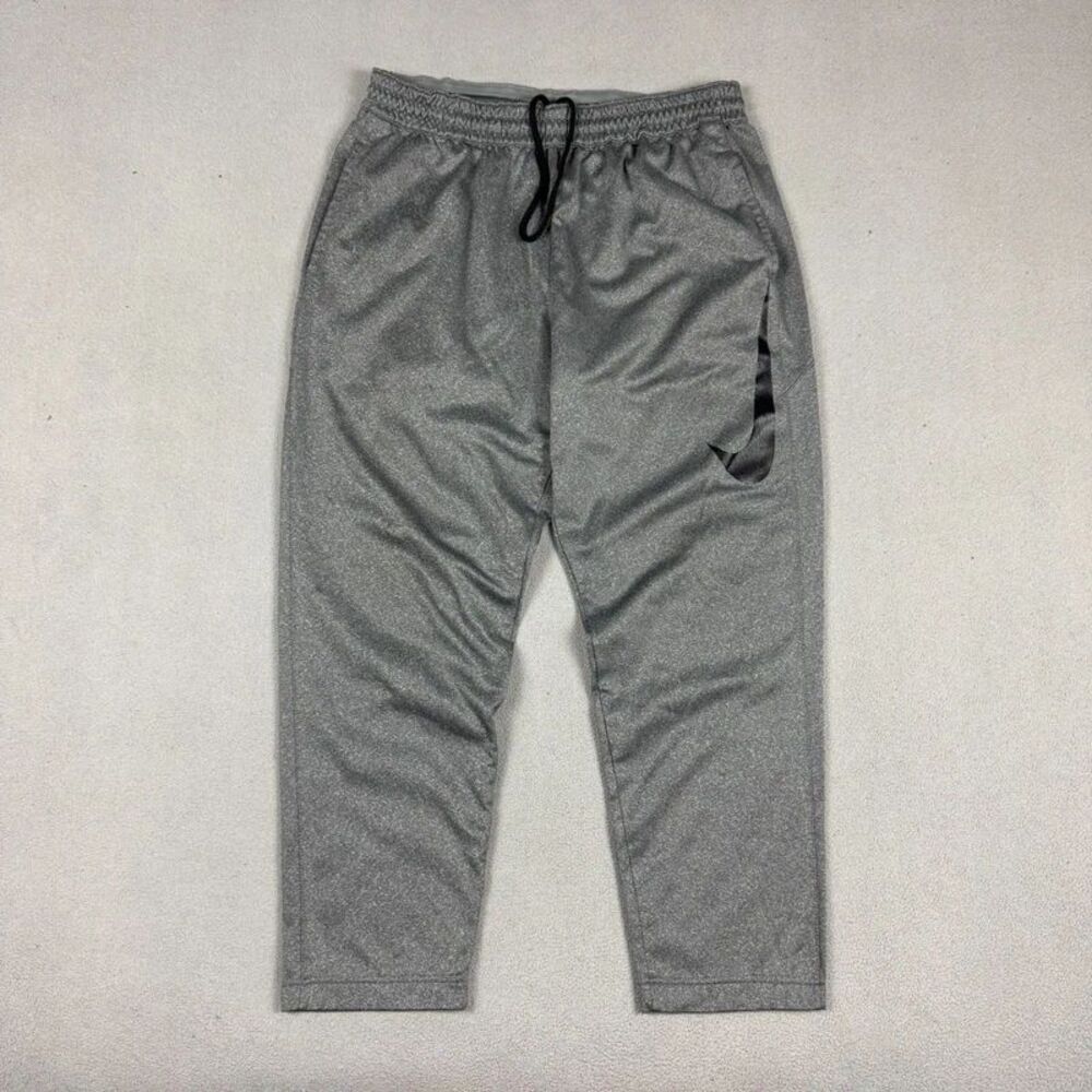 Nike Dri-FIT Sweatpants Size XL Men's Gray Swoosh Pants Track Pants Tapered